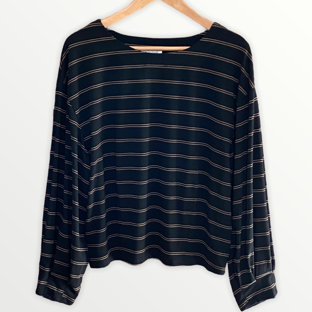 Target|Prologue Striped Balloon Sleeve Top